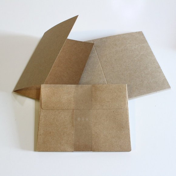 Love Nicole | Office | Blank Kraft Scrapbook Diy Cards Envelopes Set A2 ...